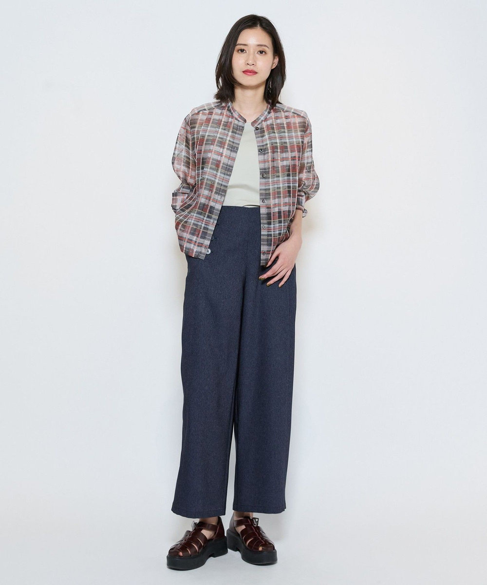 L'EQUIPE テクニカルデニムパンツ インディゴブルー