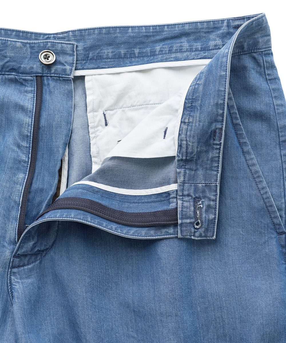 MEN'S BIGI テンセルダンガリーパンツ ブルー