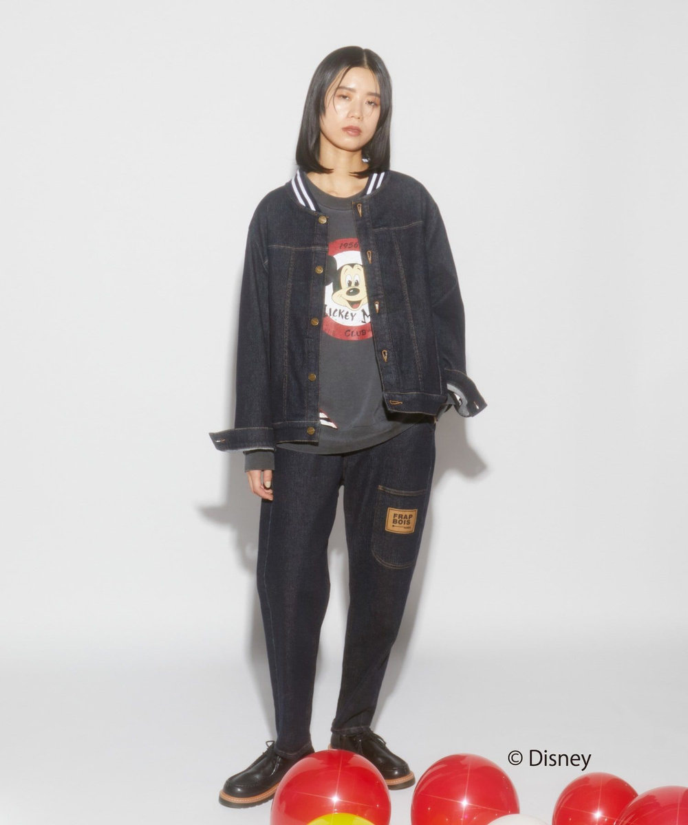 FRAPBOIS リメイクスウェット FRAPBOIS＜MICKEY MOUSEコレクション＞ チャコールグレー
