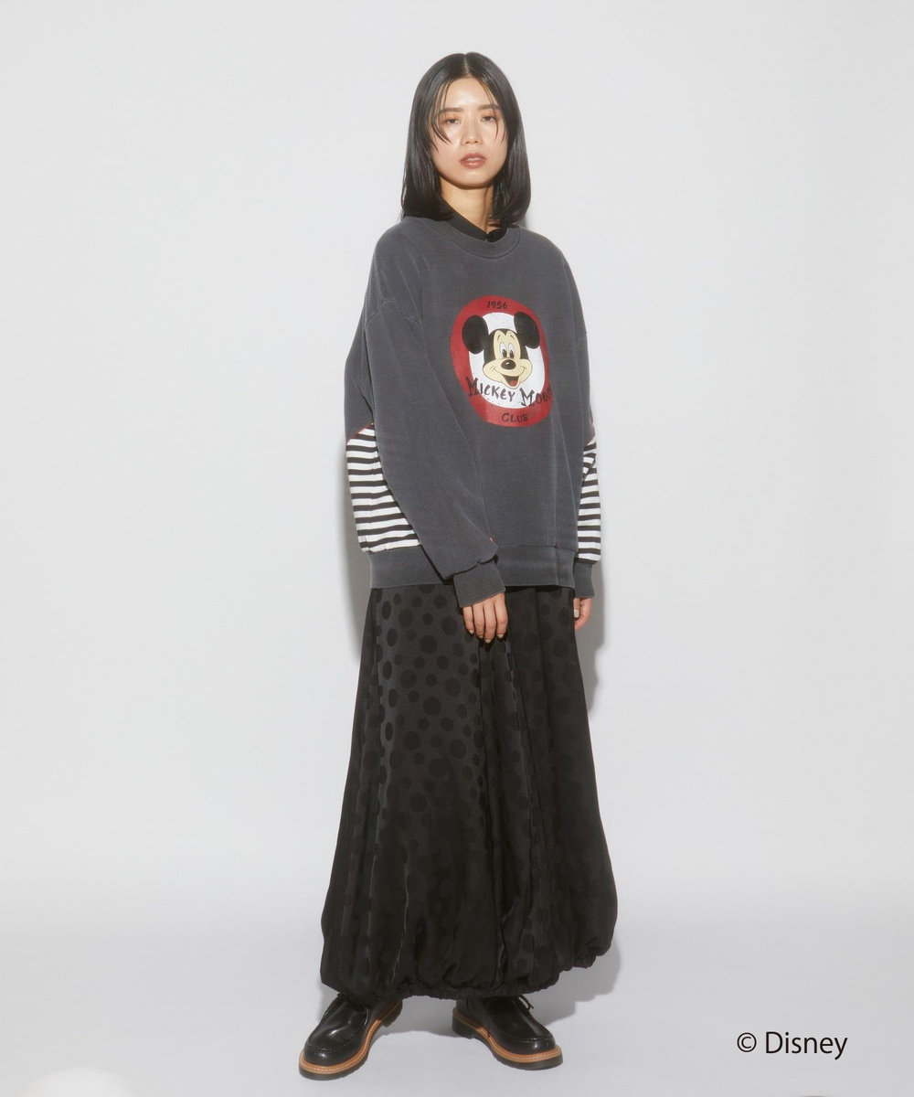 FRAPBOIS リメイクスウェット FRAPBOIS＜MICKEY MOUSEコレクション＞ チャコールグレー