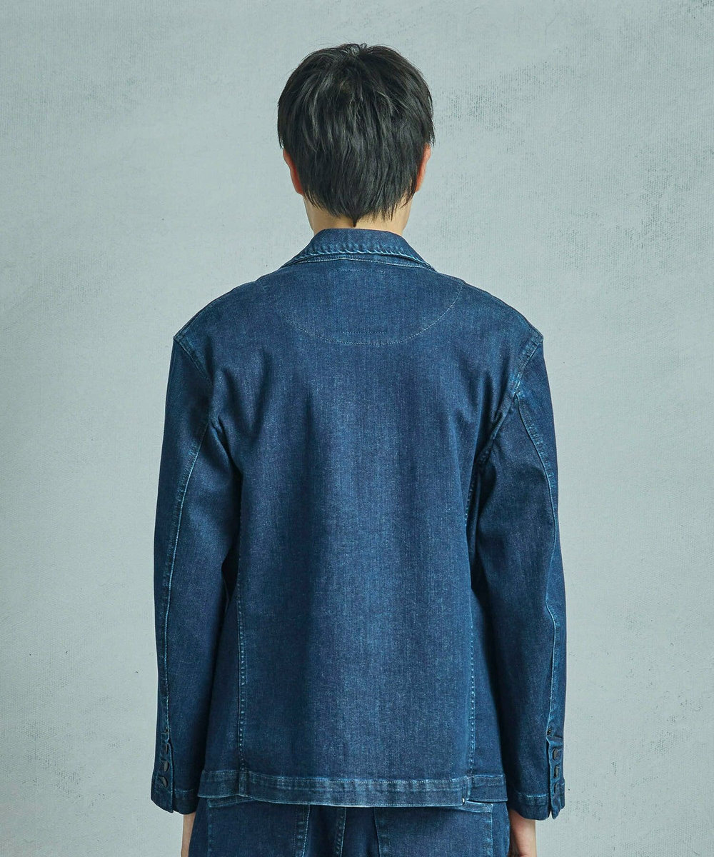 MEN'S BIGI 【DENHAM/デンハム】別注 デニムテーラードジャケット インディゴブルー