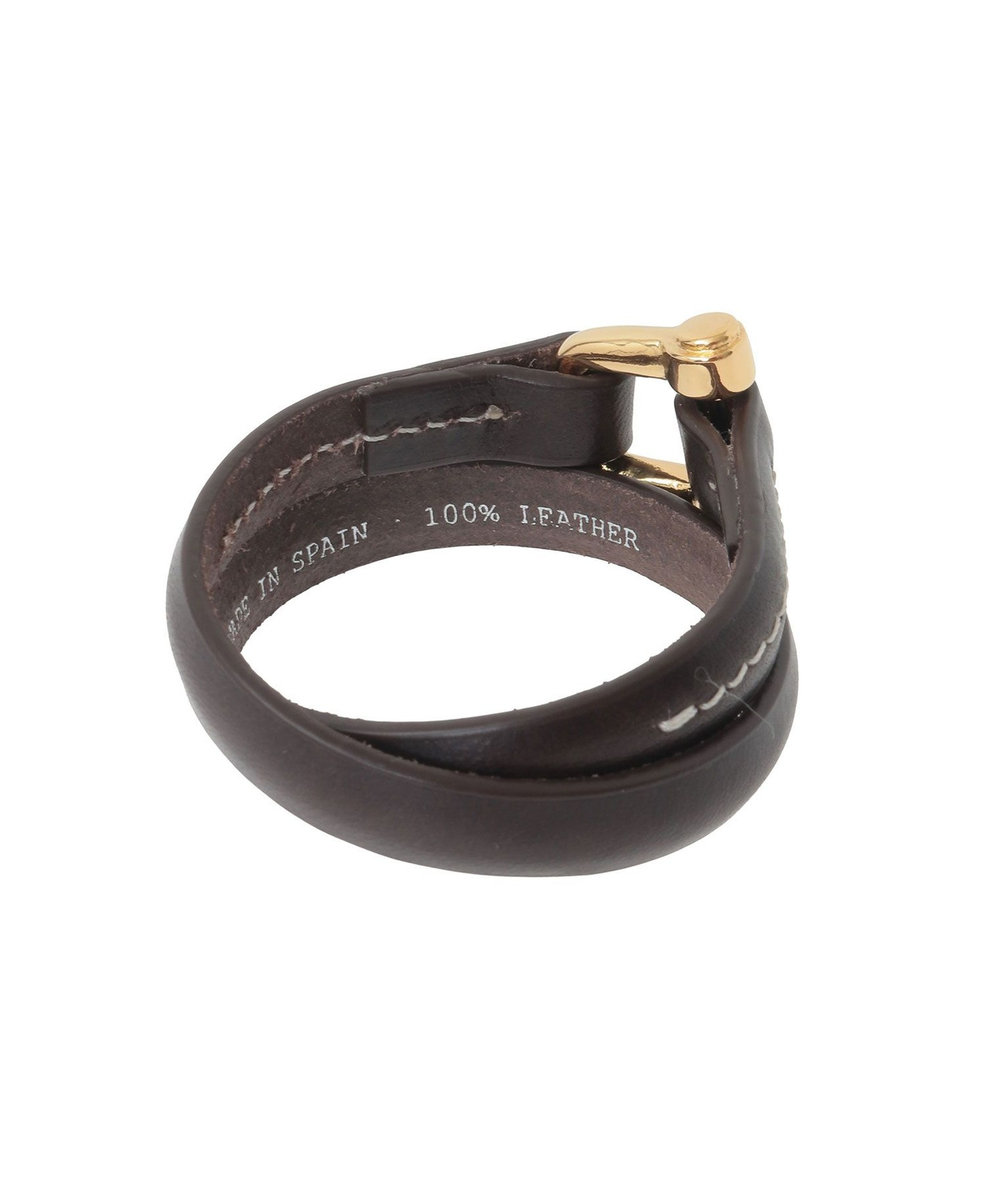 1er Arrondissement ＜CXC (シーエックスシー)＞レザーブレスレット ダークブラウン