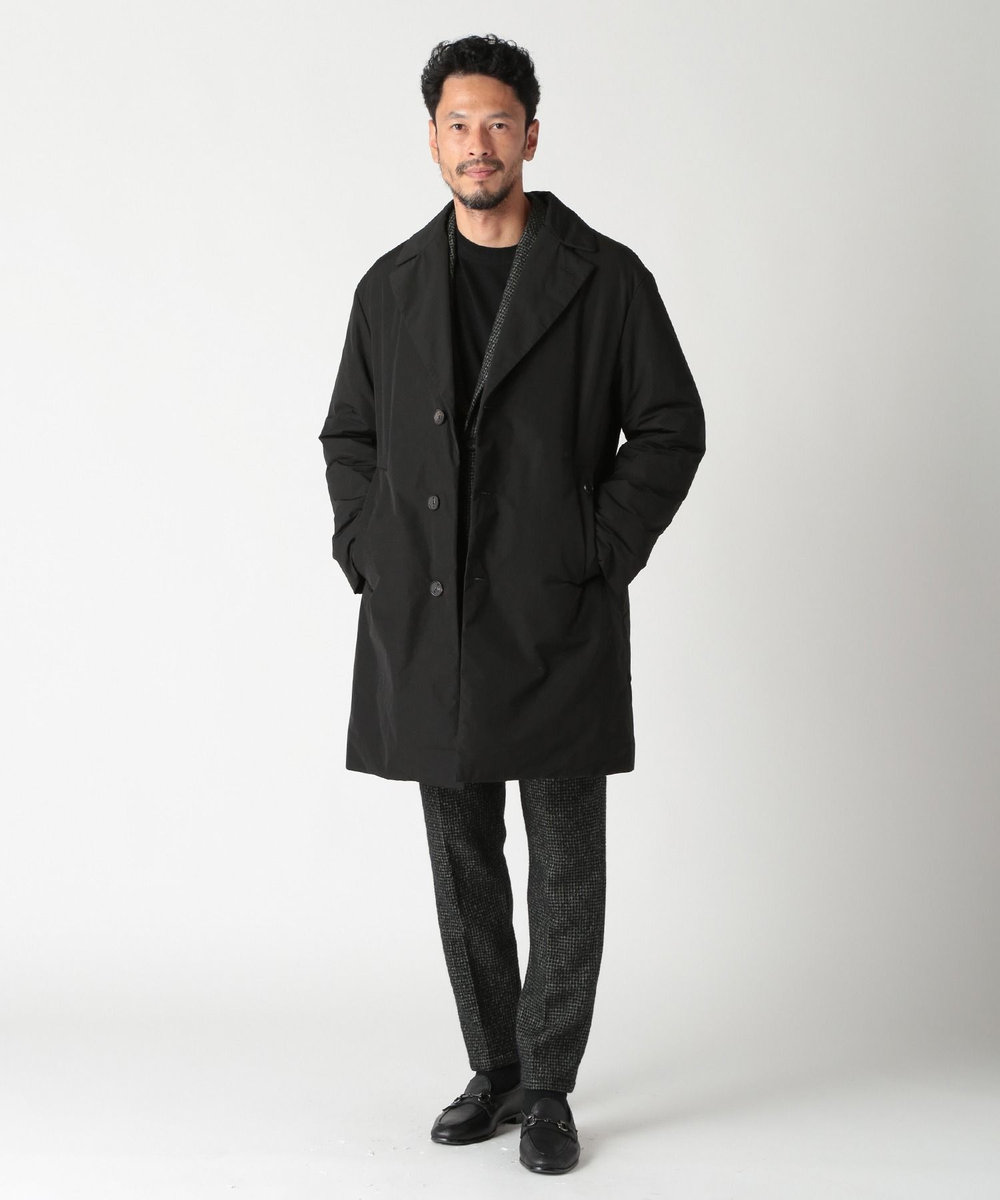 MEN'S BIGI 【hevo/イーヴォ】別注ポリエステルコットンタフタコート ブラック