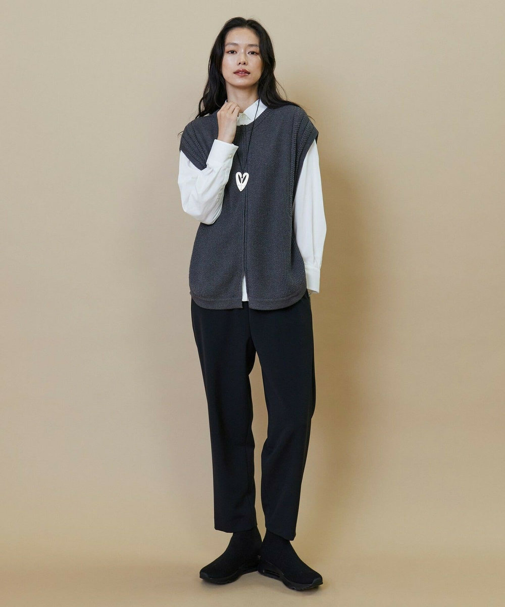 L'EQUIPE L'EQUIPE ×ASH ニットハイカットスニーカー ブラック