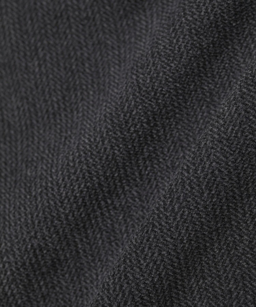 MEN'S BIGI ヘリンボーンプリント スタンドカラーブルゾン＜ストレッチ＞ グレー系その他