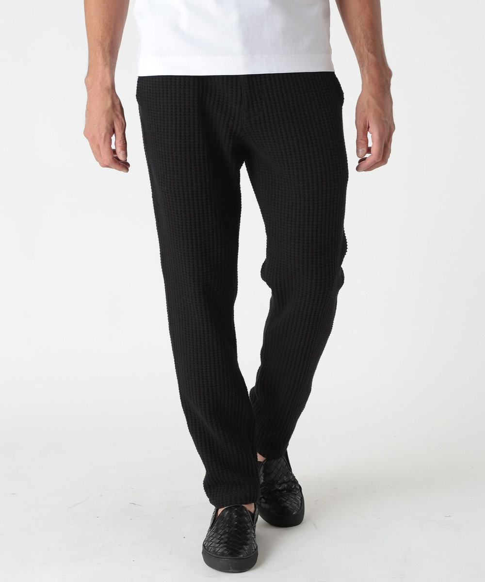 MEN'S BIGI オニワッフルイージーパンツ ブラック