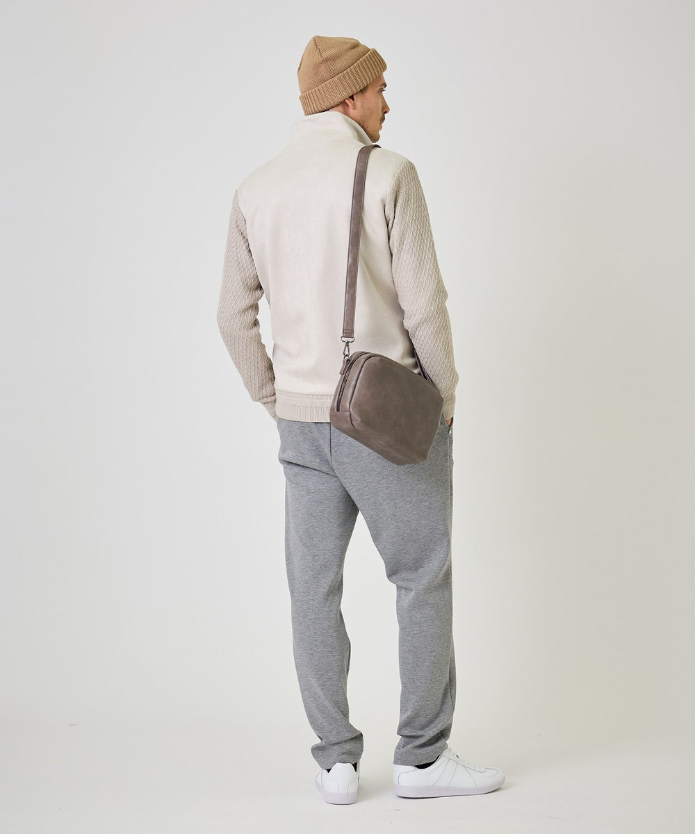 UNION STATION BASIQUENTI 2WAYコットンアクリルニットワッチ ベージュ