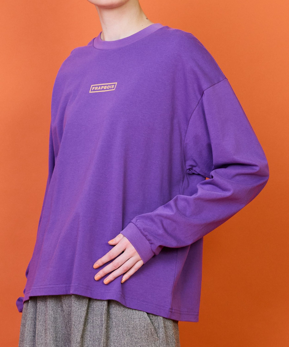 FRAPBOIS エトリーブTシャツ パープル