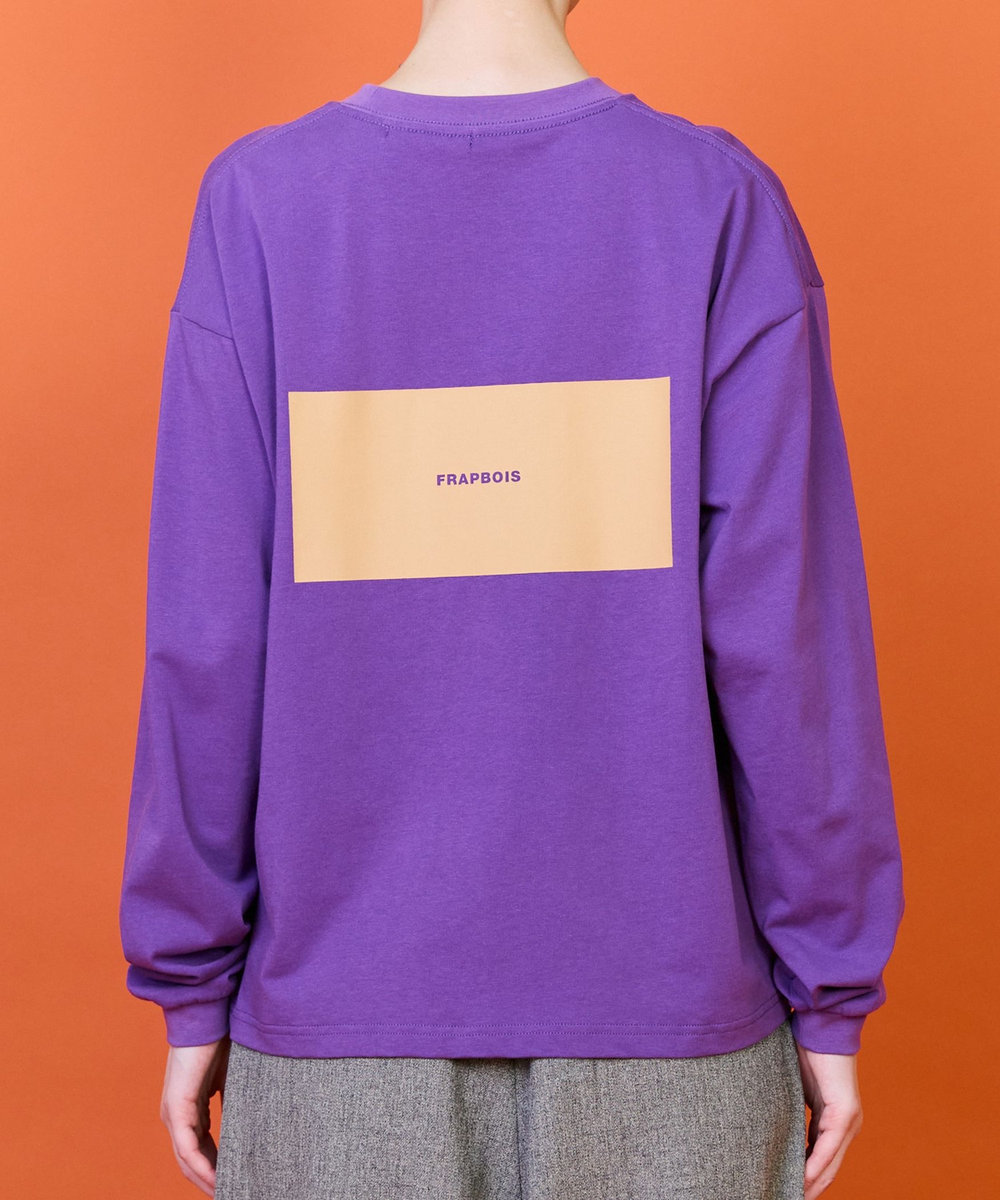 FRAPBOIS エトリーブTシャツ パープル