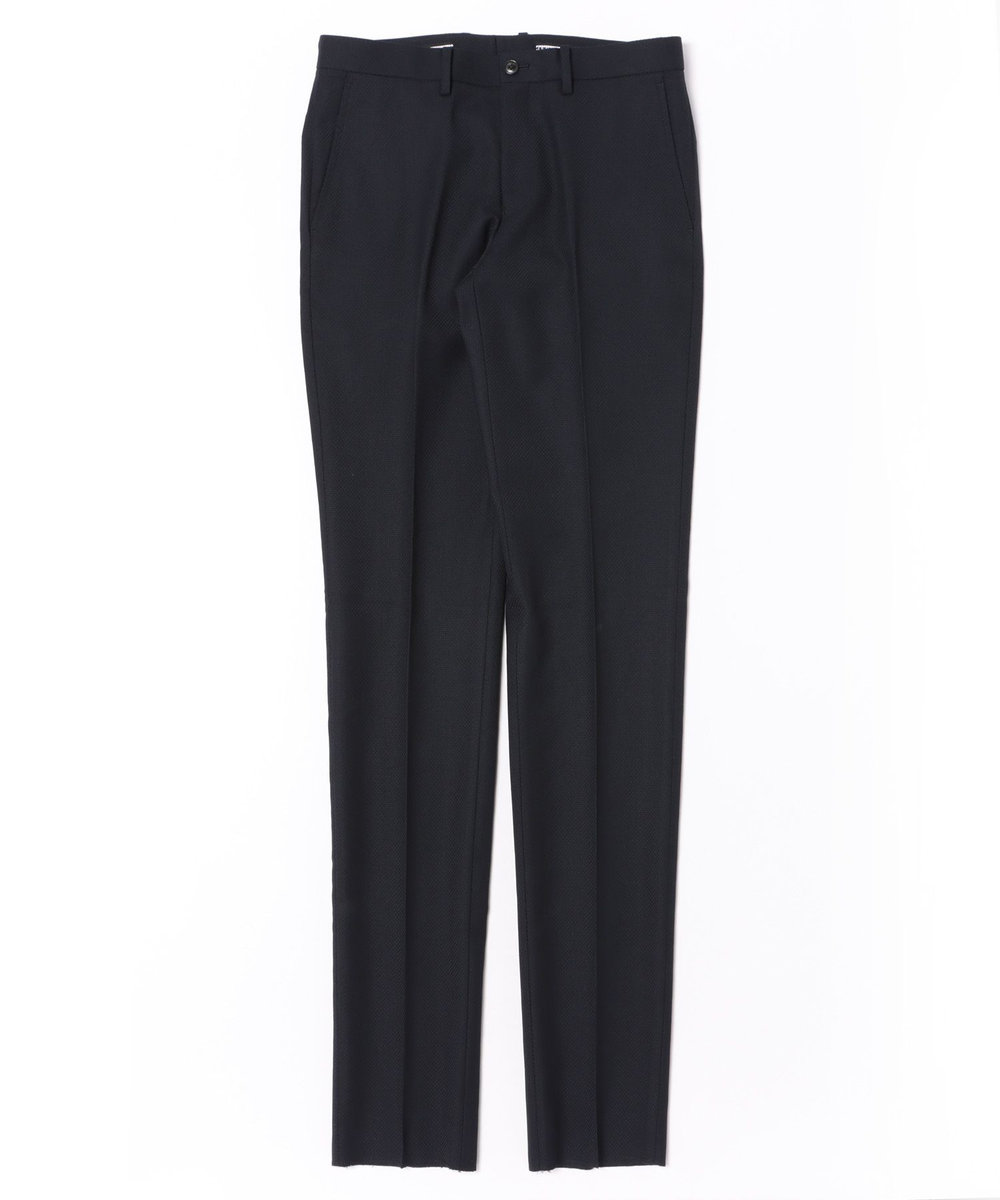 MEN'S BIGI 【ACTIVE TAILOR】ミックスヤーンスラックス ダークネイビー