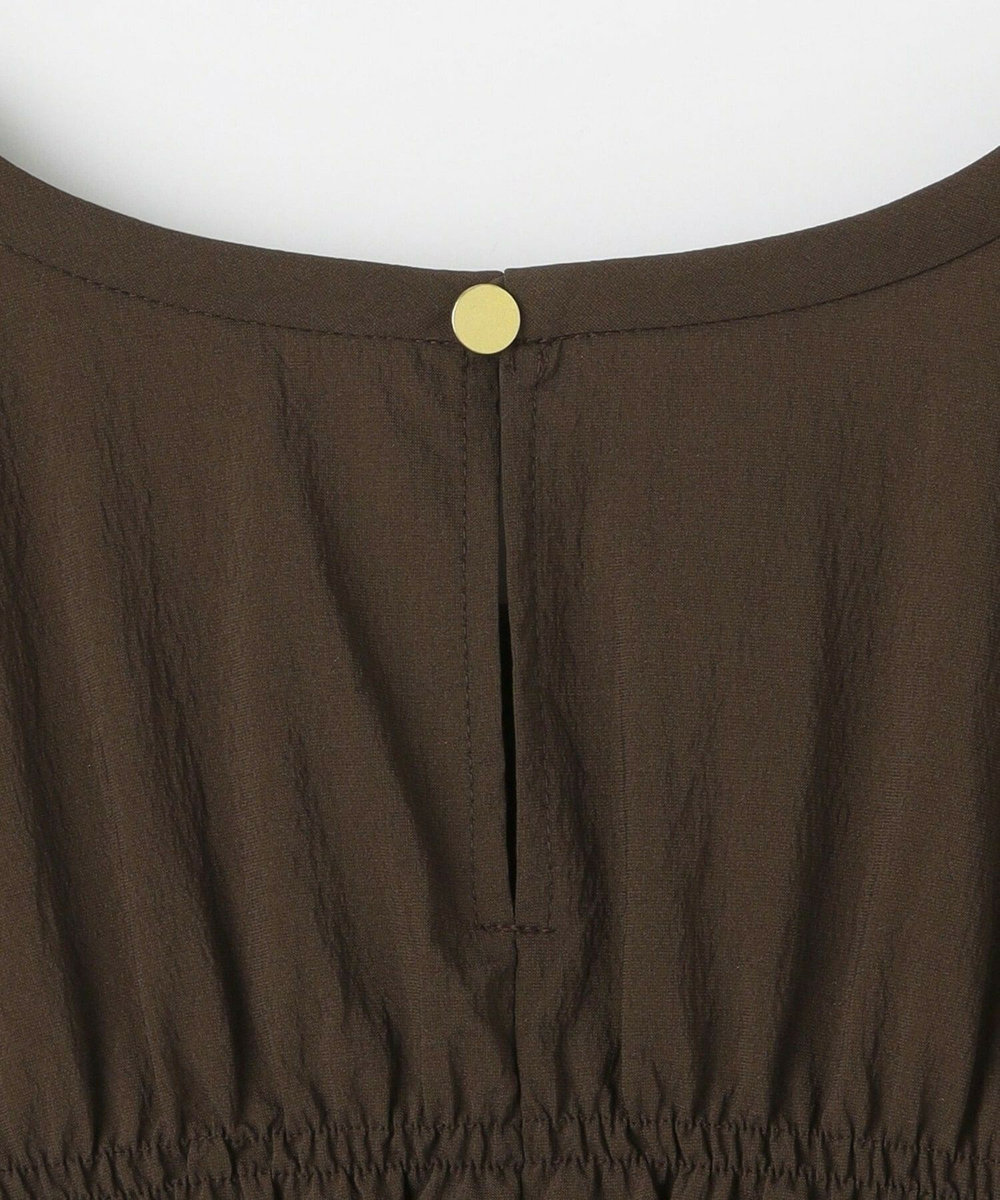 feerique feerique　ポリナイロンストレッチTシャツワンピース ブラウン