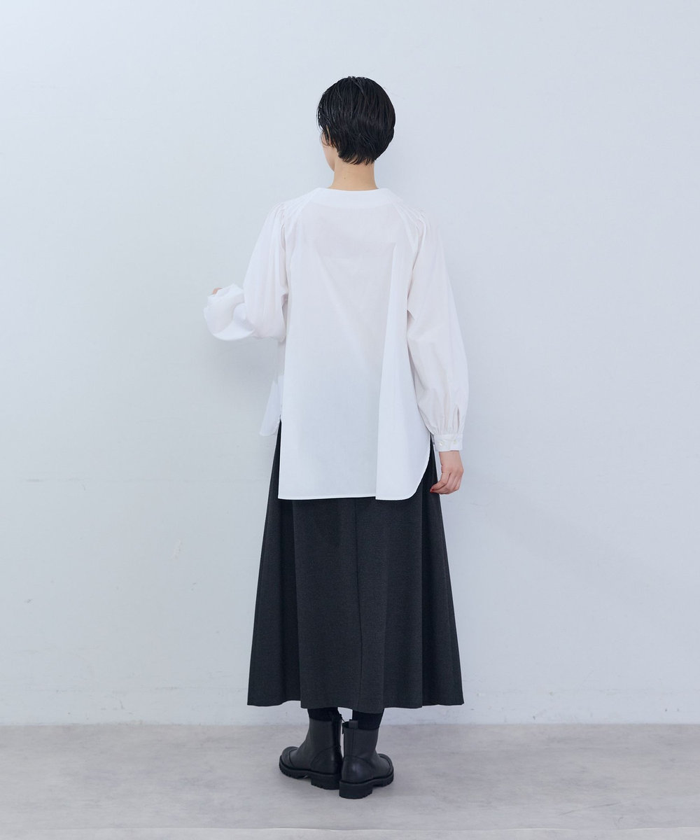 ADIEU TRISTESSE ショルダータックブラウス オフホワイト