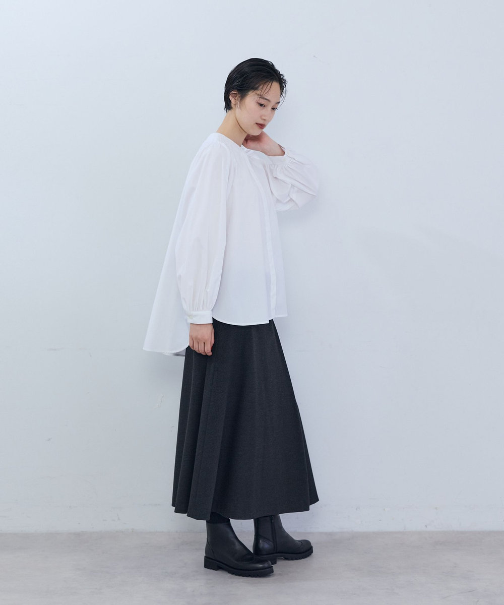 ADIEU TRISTESSE ショルダータックブラウス オフホワイト