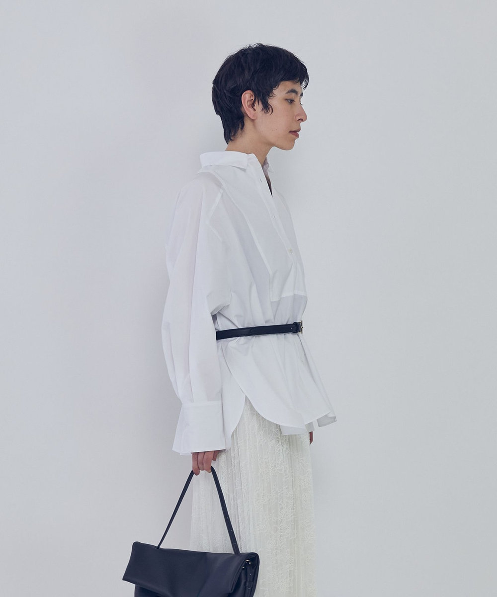 1er Arrondissement ブザムシャツ オフホワイト