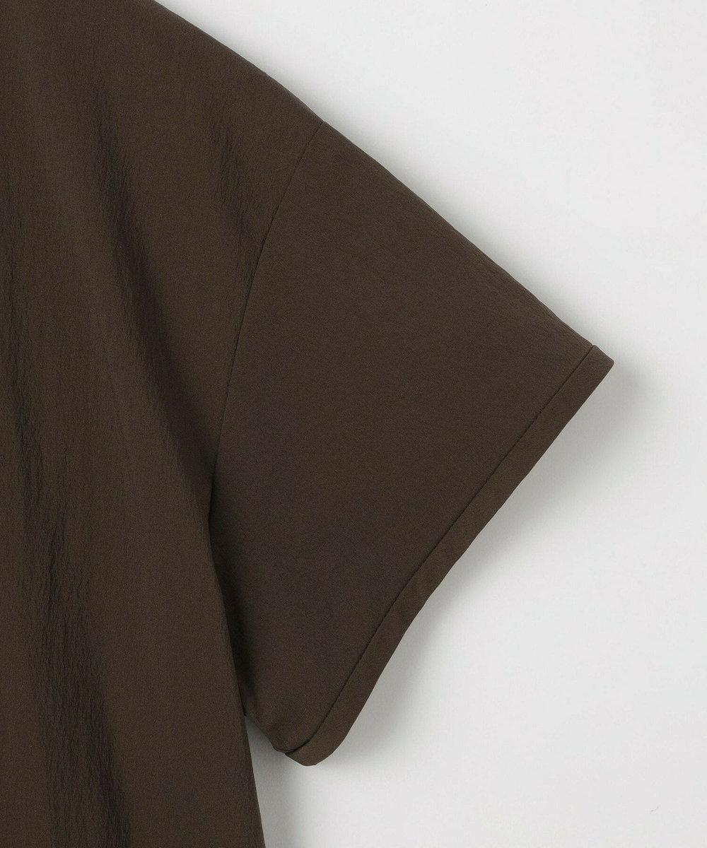 feerique feerique　ポリナイロンストレッチTシャツワンピース ブラウン