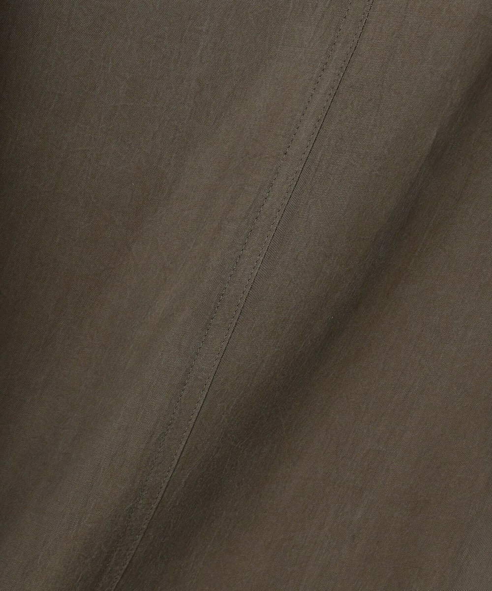 MOGA Lサイズ（大きいサイズ） 【大きいサイズ】キュプラフィブリルサックワンピース カーキ
