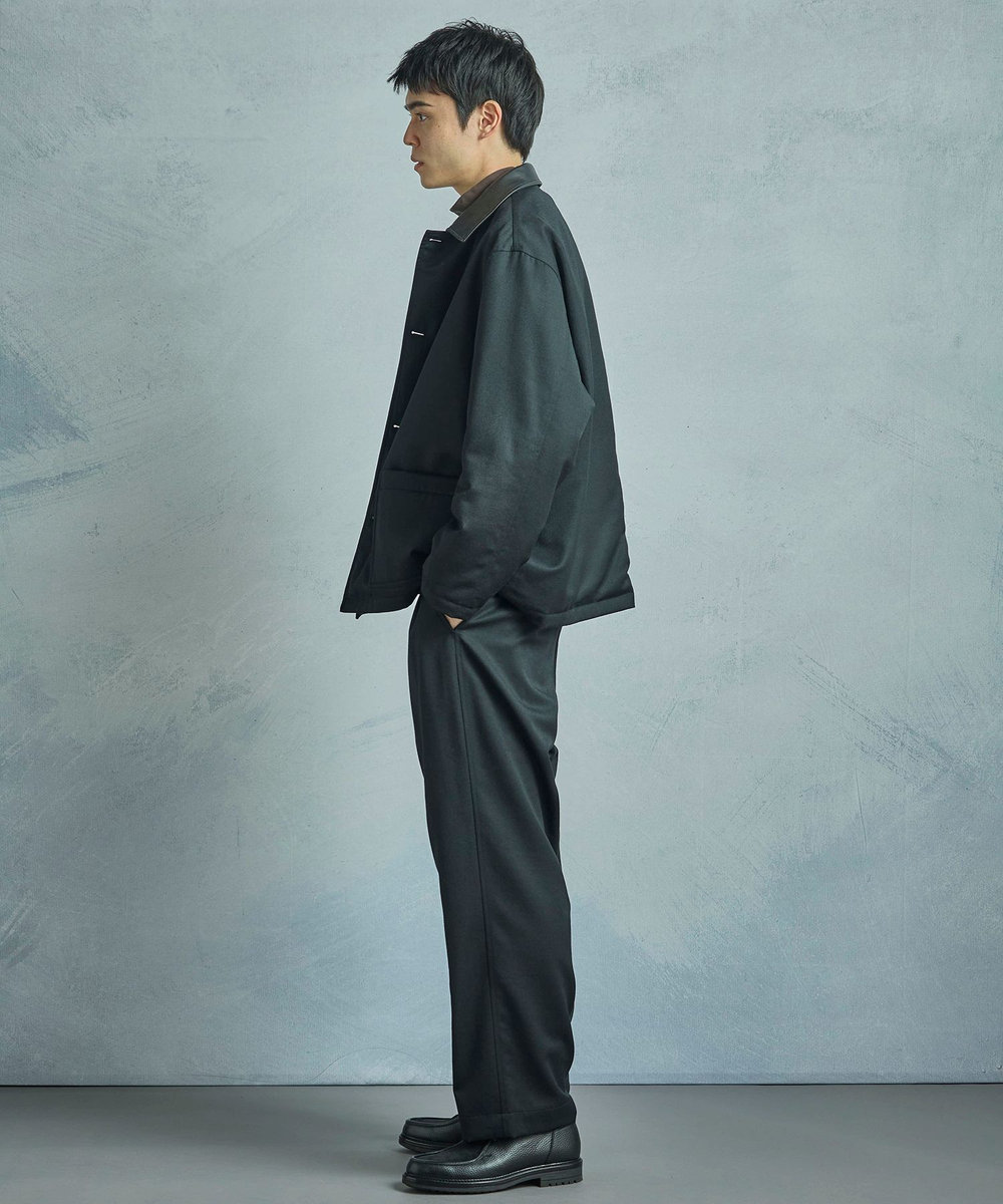 MEN'S BIGI 【50th Anniv . 中田 慎介】WOOL x NYLON REVERSIBLE JACKET ブラック