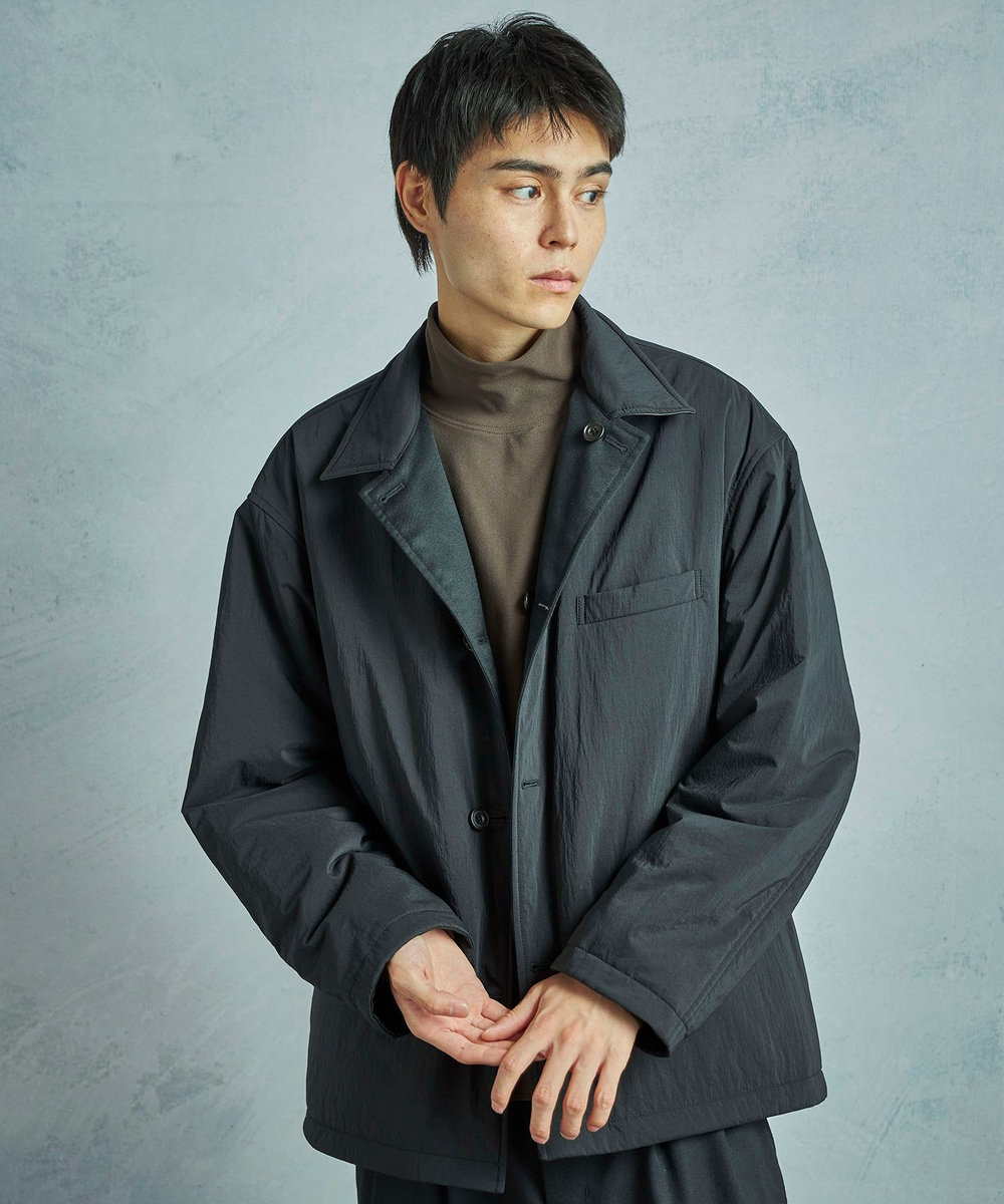 MEN'S BIGI 【50th Anniv . 中田 慎介】WOOL x NYLON REVERSIBLE JACKET ブラック