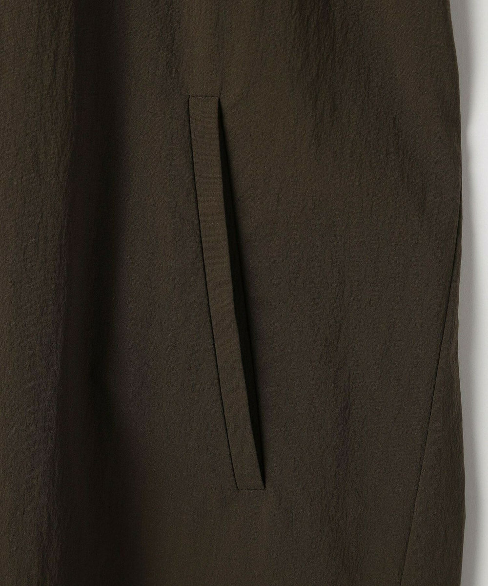 feerique feerique　ポリナイロンストレッチTシャツワンピース ブラウン