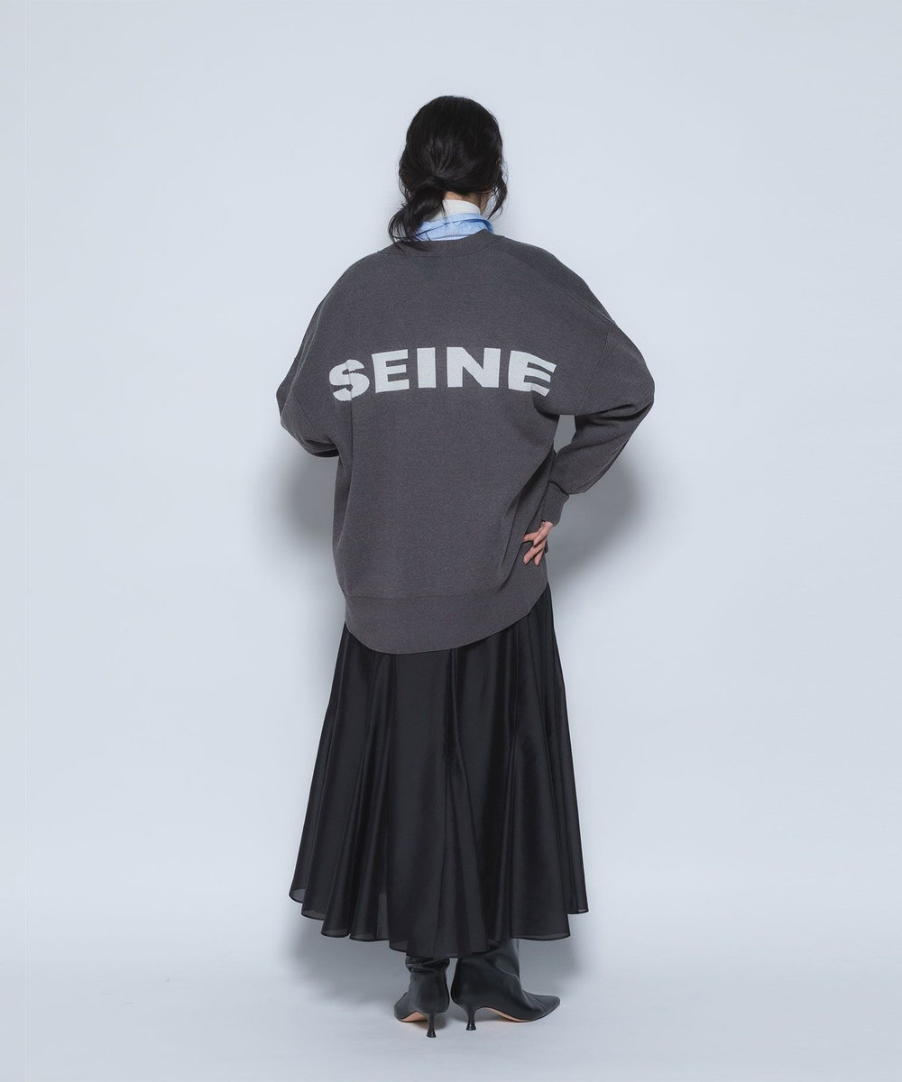 1er Arrondissement ボリュームヘムスカート ブラック
