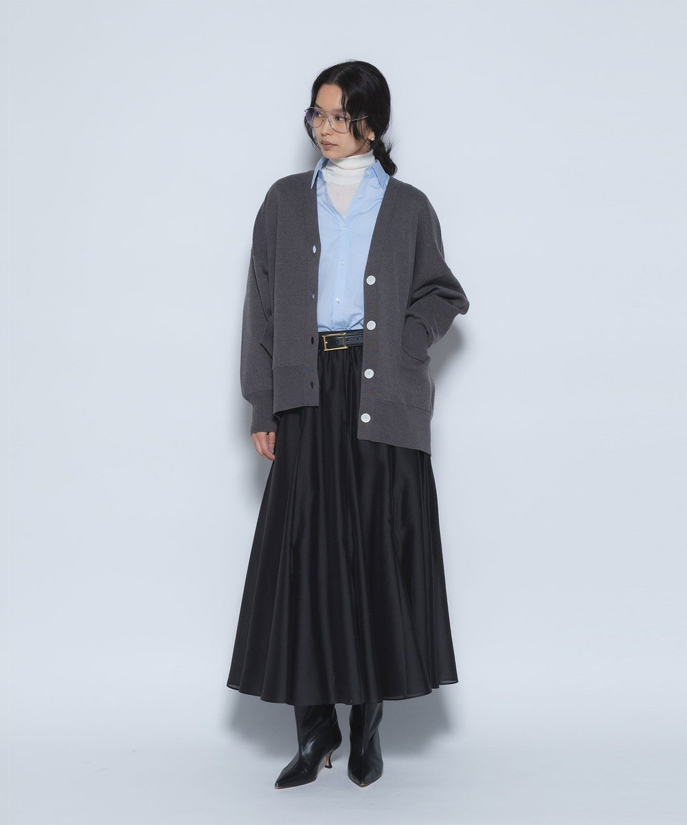 1er Arrondissement ボリュームヘムスカート ブラック