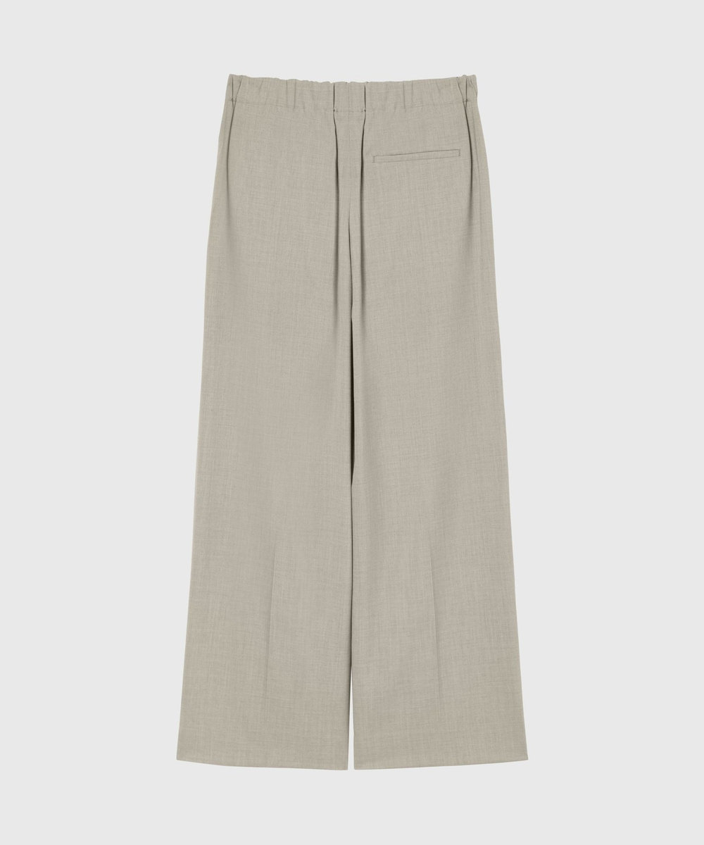 DÉPAREILLÉ TROPICAL WOOL GATHER PANTS / トロピカルウールギャザーパンツ ベージュ