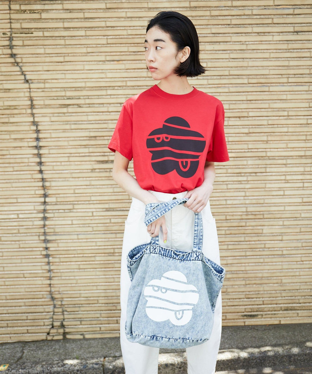 FRAPBOIS マークデニムBAG ブルー系その他