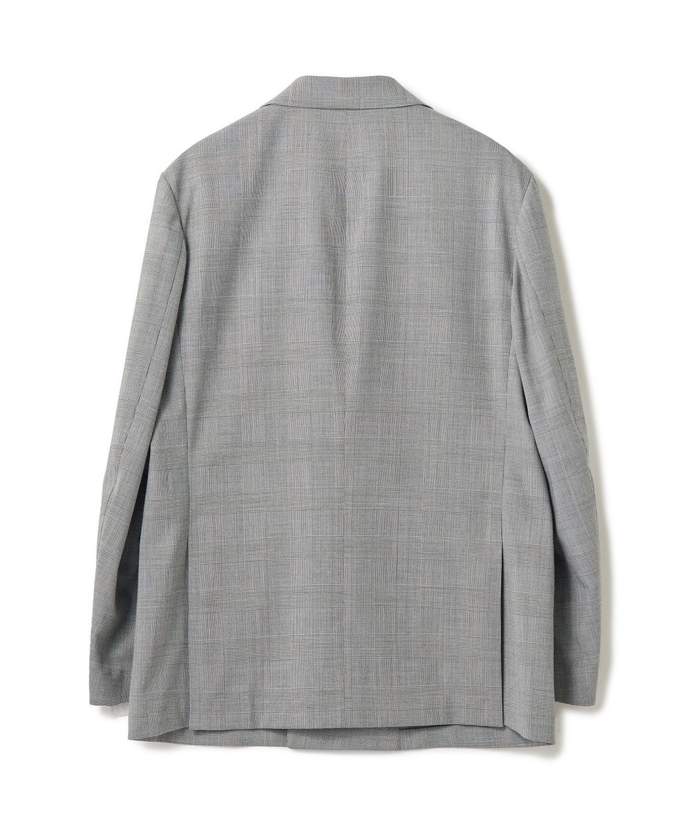 MEN'S BIGI SMART MERINOウールトロピカル/グレンチェック ダブルジャケット＜防シワ＞＜軽量＞＜ストレッチ＞ ブラック系その他