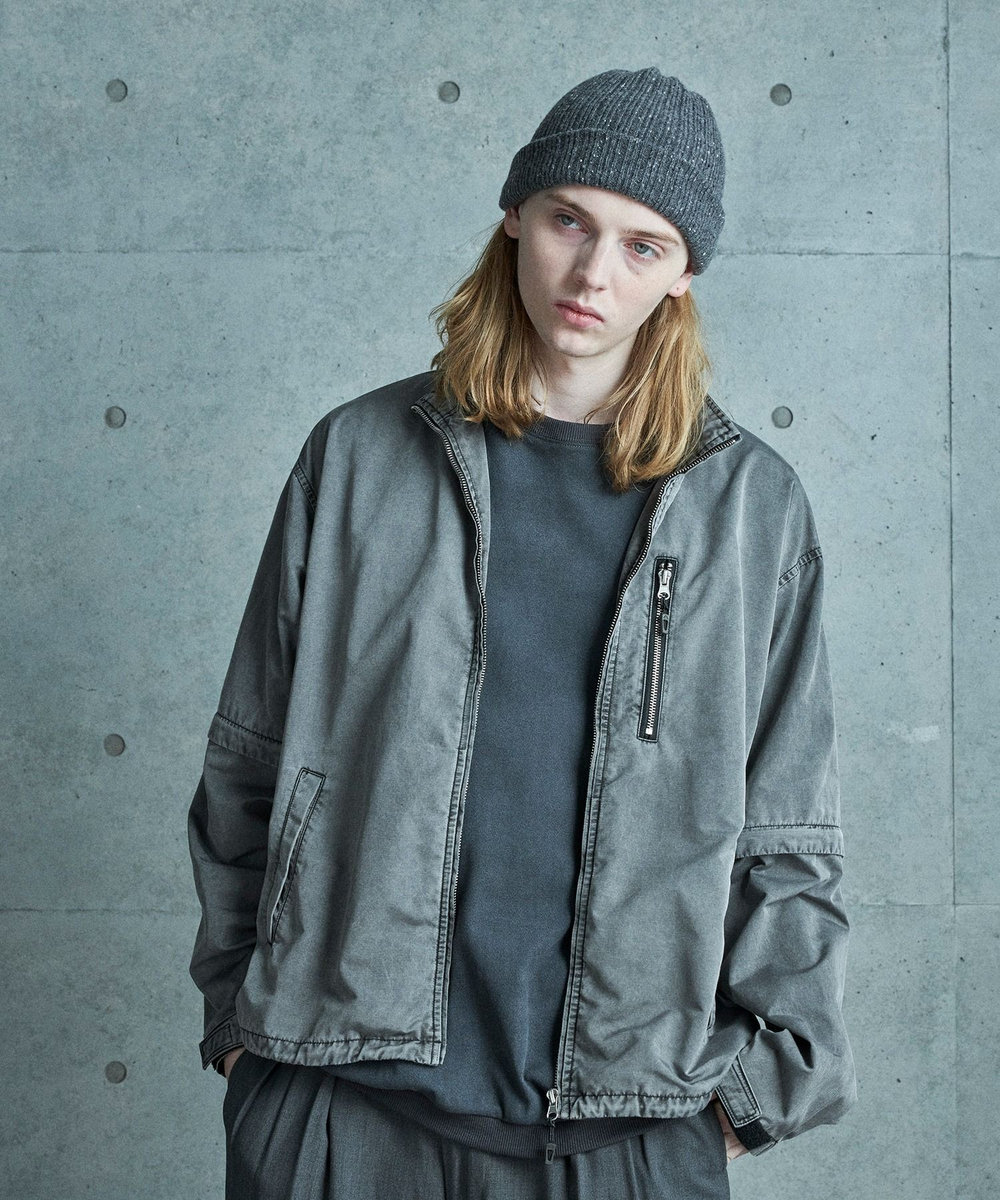 MEN'S BIGI 2WAYフェードスタンドブルゾン オフホワイト