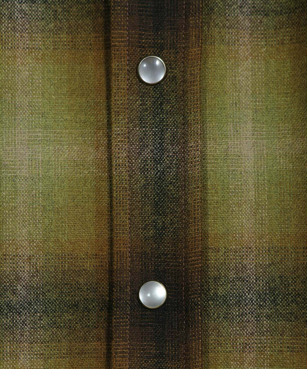 MEN'S BIGI 【PENDLETON/ペンドルトン】別注オンブレチェックシャツ カーキ
