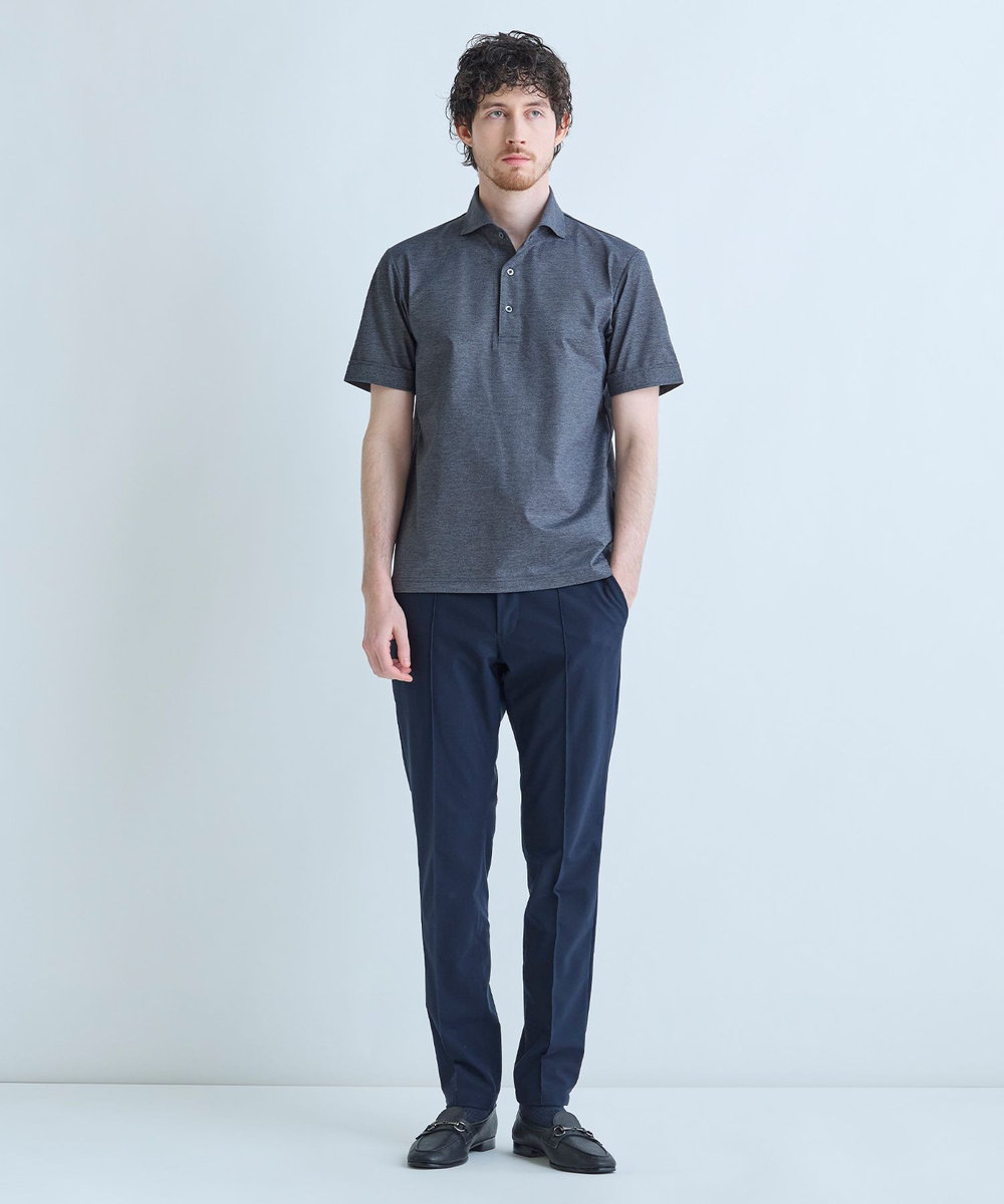 MEN'S BIGI 【ACTIVE TAILOR】Air tool パンツ＜高通気性/ストレッチ/接触冷感/UVカット/防シワ＞ ネイビー