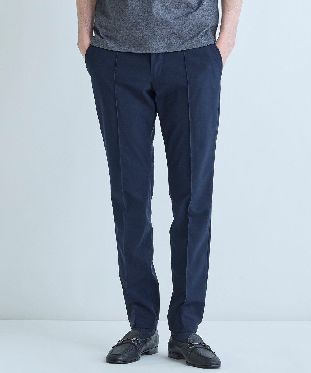 MEN'S BIGI 【ACTIVE TAILOR】Air tool パンツ＜高通気性/ストレッチ/接触冷感/UVカット/防シワ＞ ネイビー