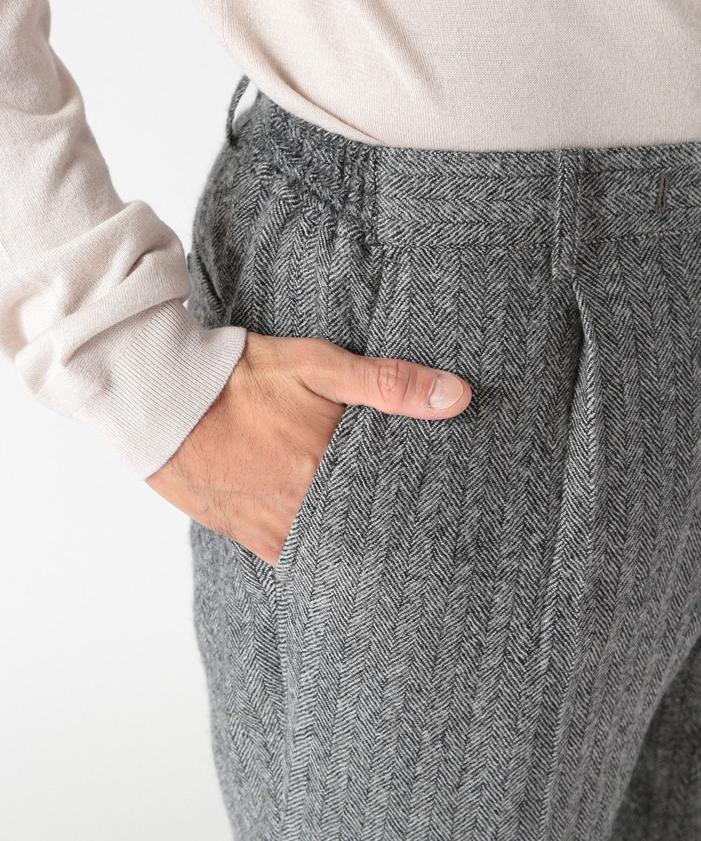 MEN'S BIGI ウールタンブラーワッシャーパンツ＜セットアップ対応＞ グレー