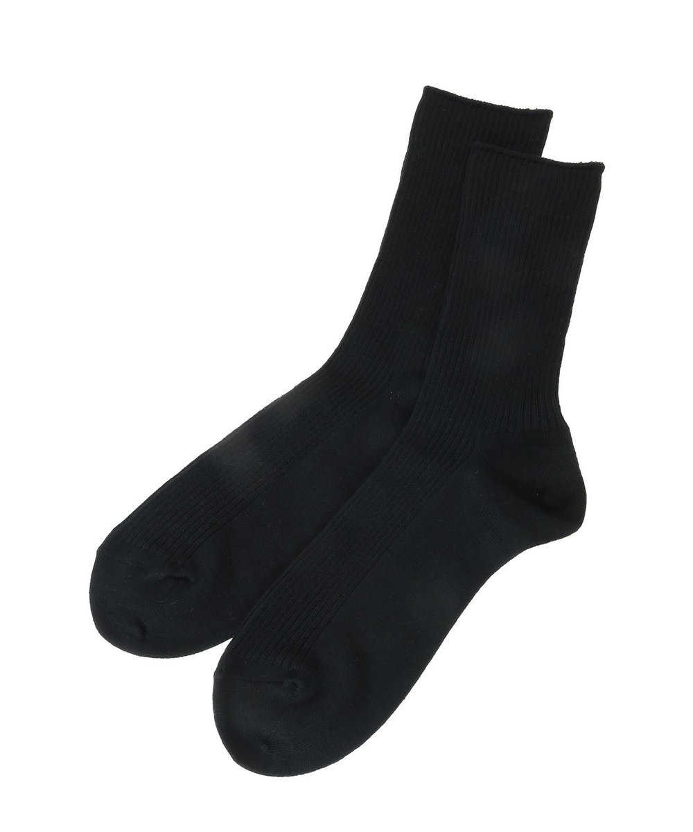 1er Arrondissement ＜MARCOMONDE（マルコモンド）＞コットンリブソックス ブラック