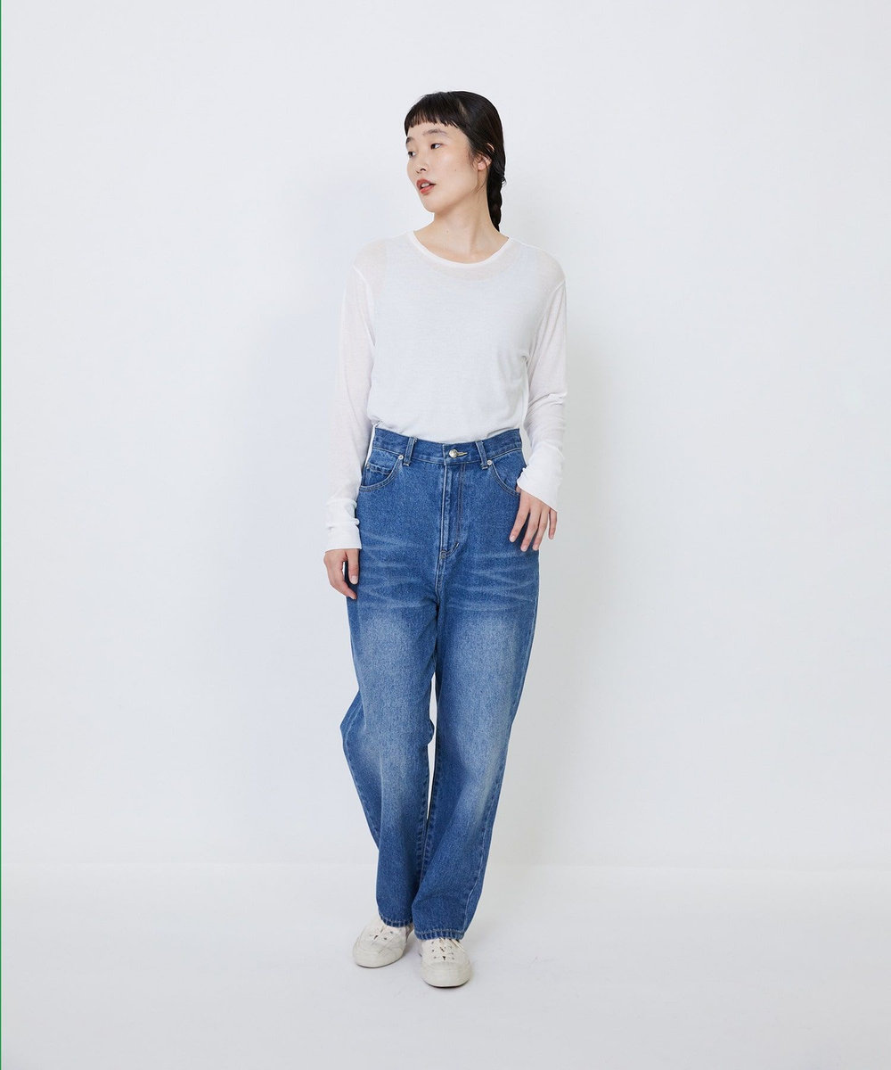 LOISIR モンローデニム インディゴブルー