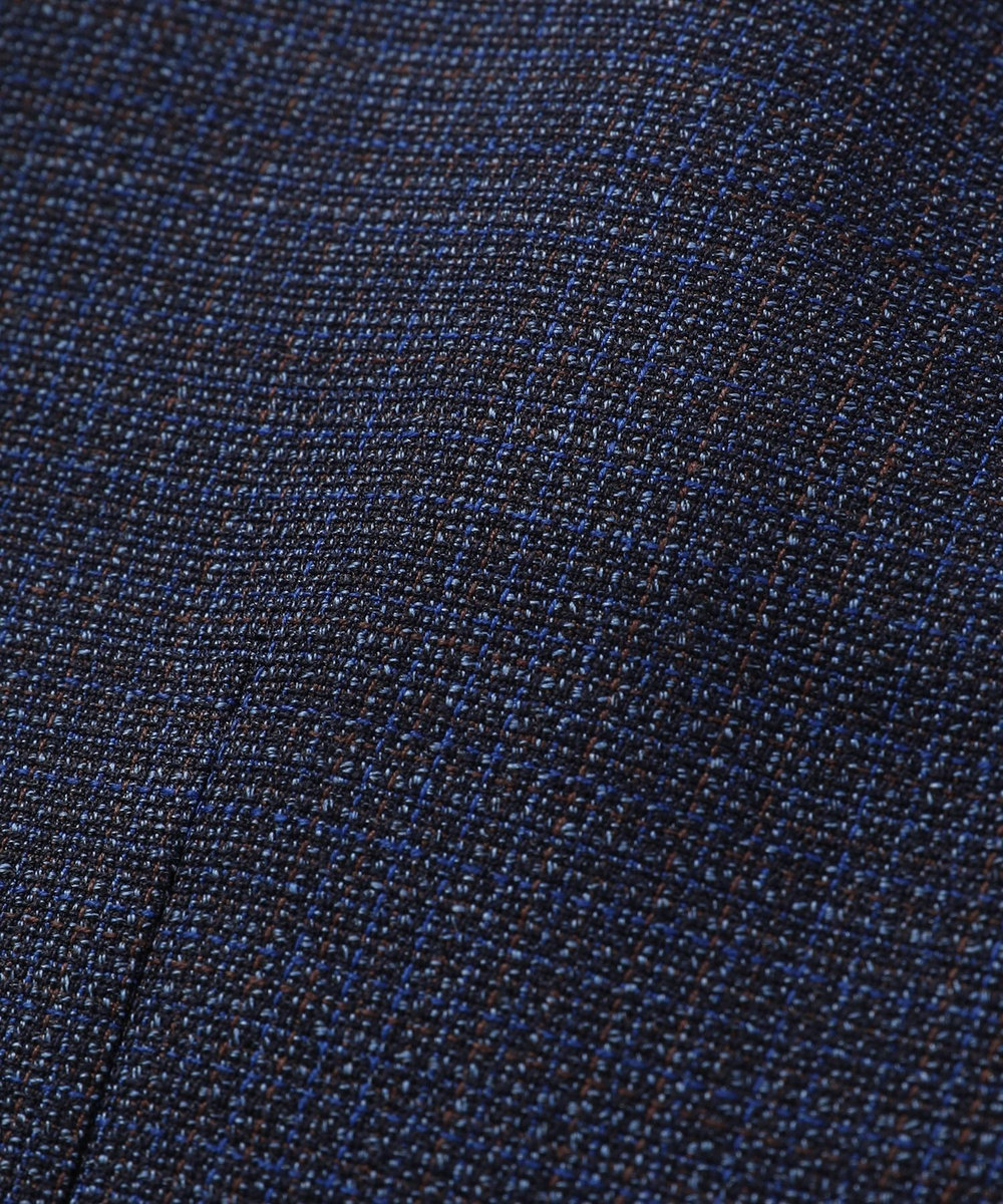 MEN'S BIGI 【ACTIVE TAILOR】ミックスヤーン/ホップサックジャケット ネイビー
