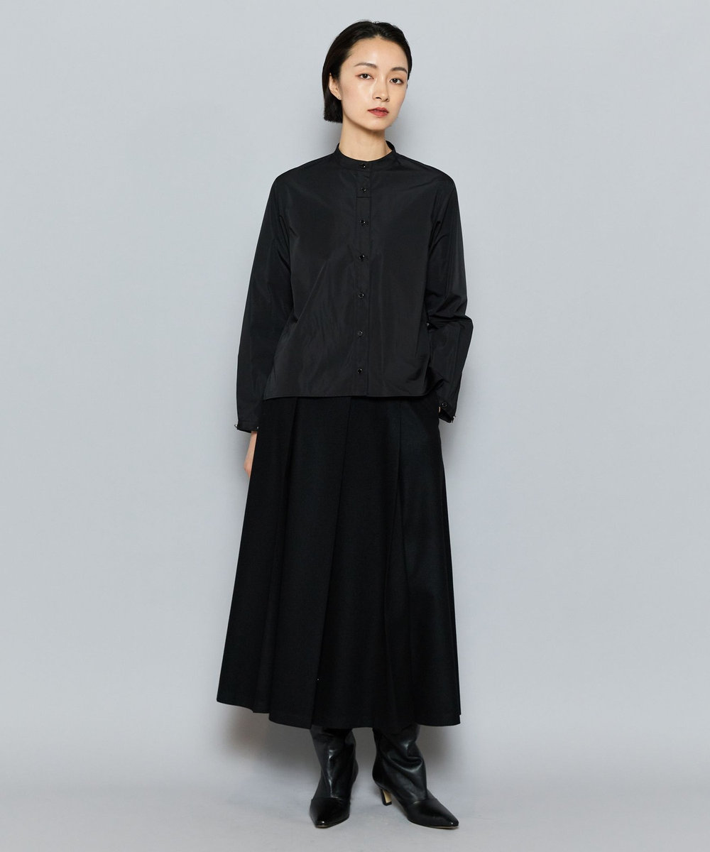 L'EQUIPE COUTURIER W/CASHフランネルスカート ブラック