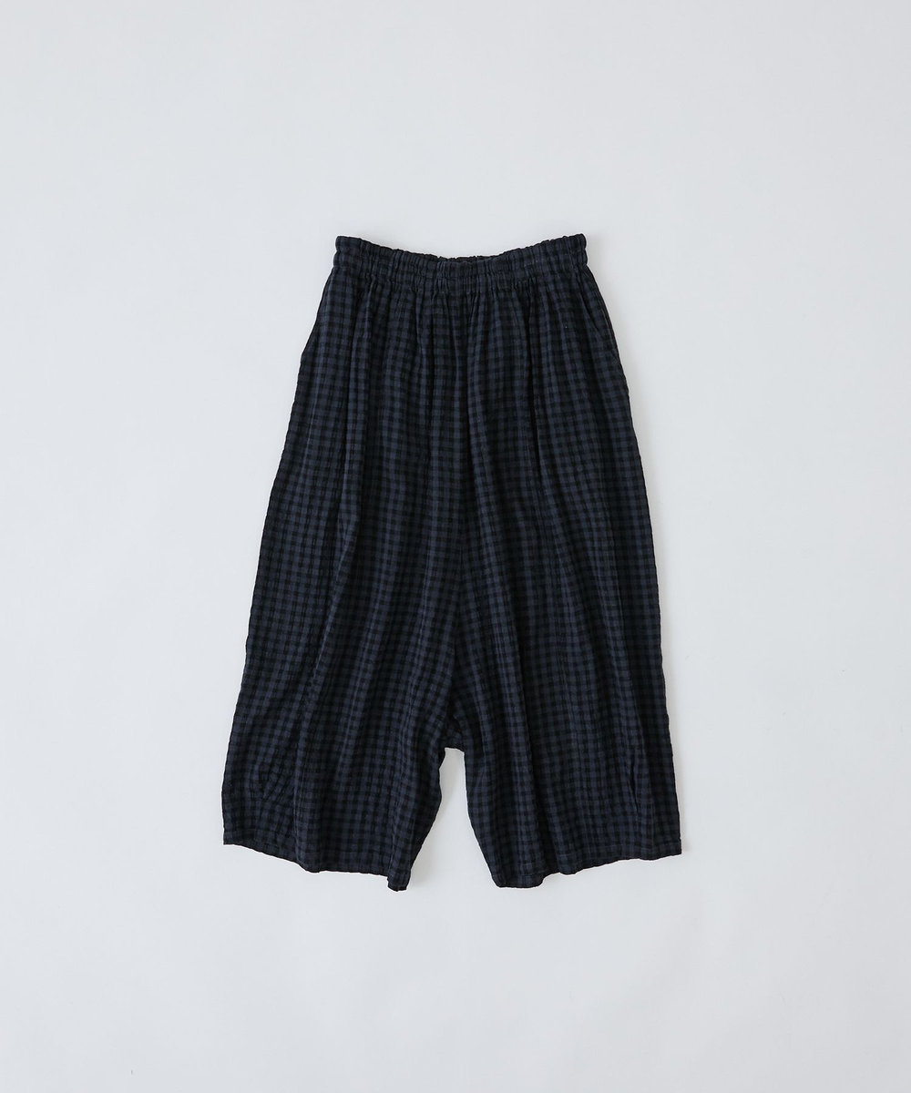 congés payés ADIEU TRISTESSE 【FAVE】シャーリングワイドサルエルパンツ ブルー系その他