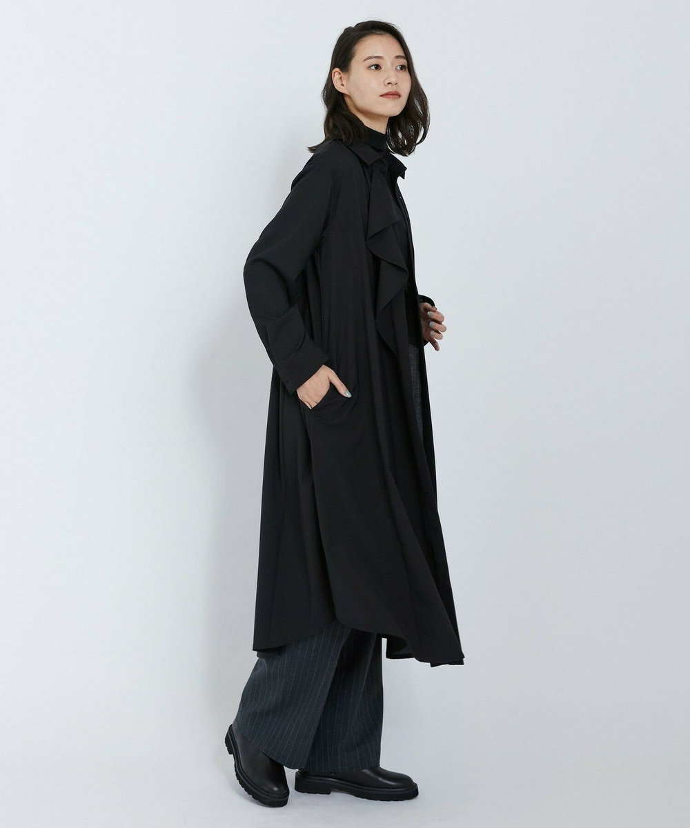 L'EQUIPE 2wayピンストライプパンツ チャコールグレー