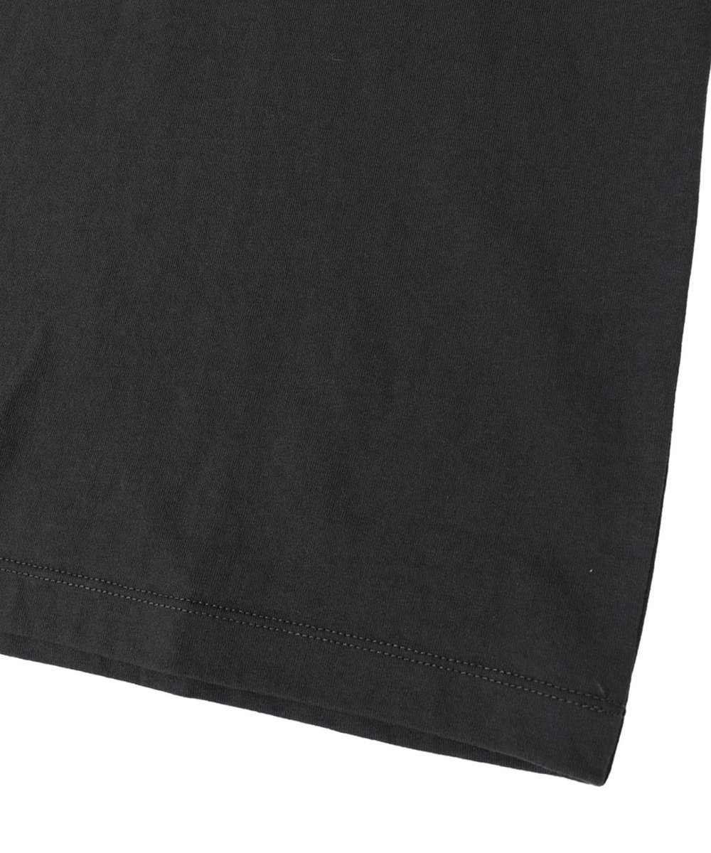 1er Arrondissement USコットンロゴプリントＴシャツ ブラック
