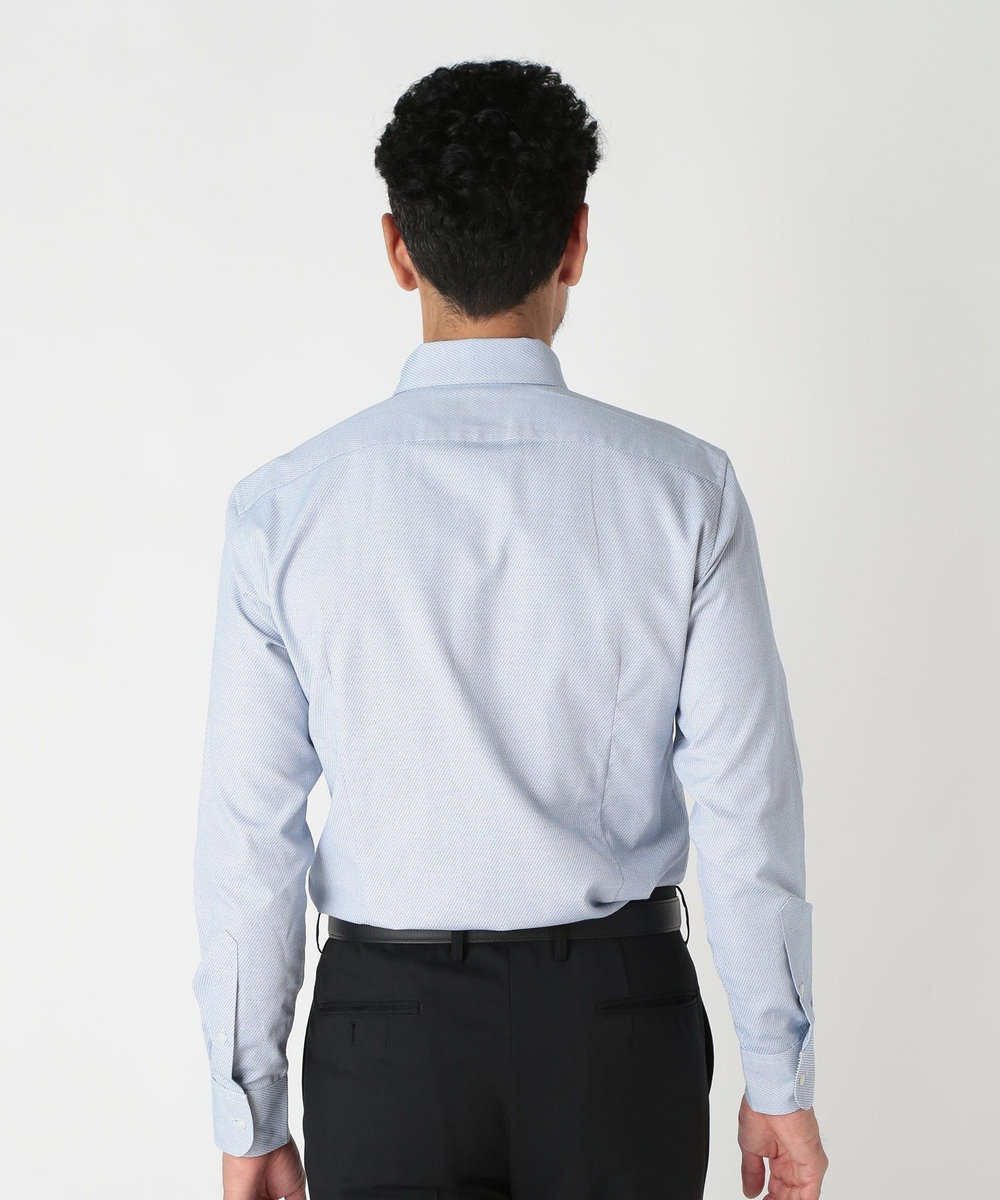 MEN'S BIGI コットンポリエステルドビーシャツ<EASY CARE> ホワイト系その他