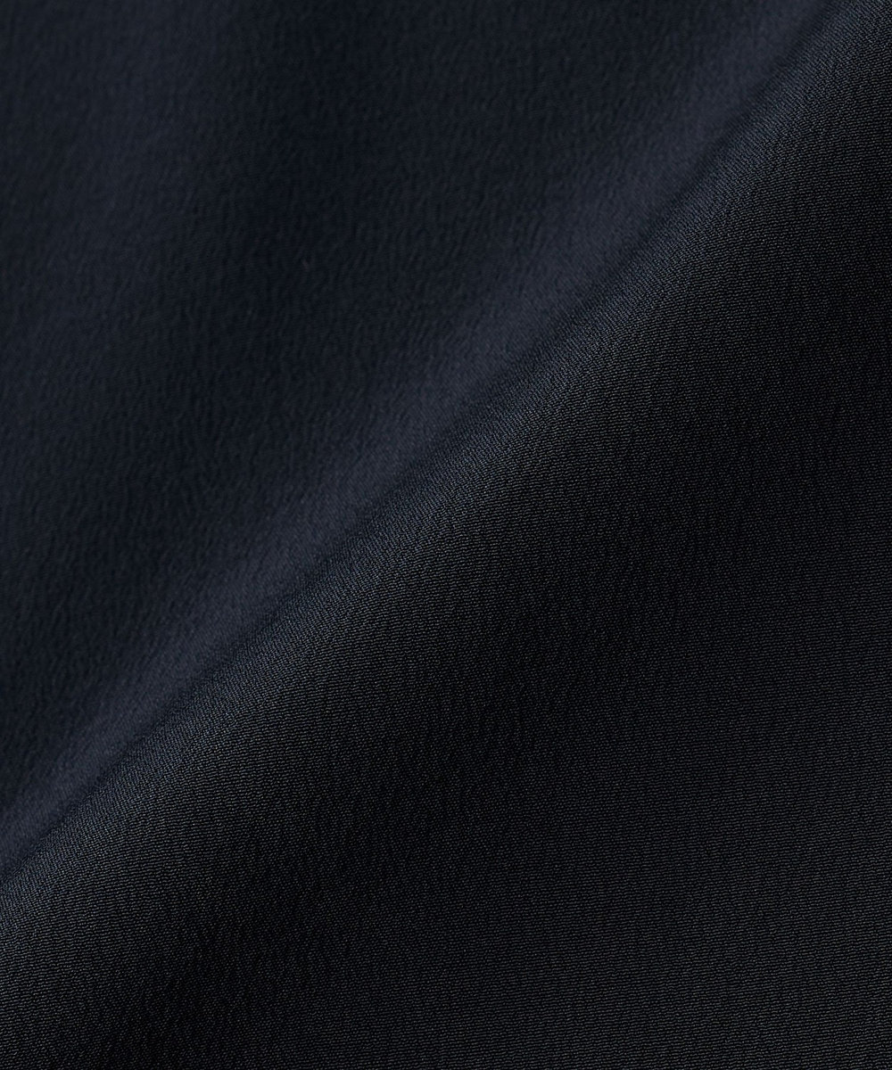 L'EQUIPE COUTURIER シルクデシンブラウス ダークネイビー