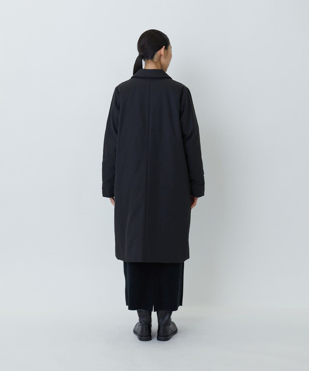 LOISIR ライトダウンチェスターコート ブラック