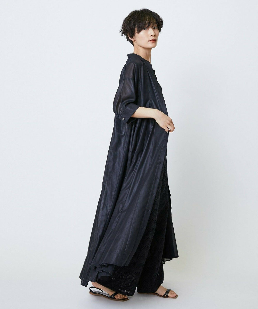 feerique feerique コットンレースワイドパンツ ブラック
