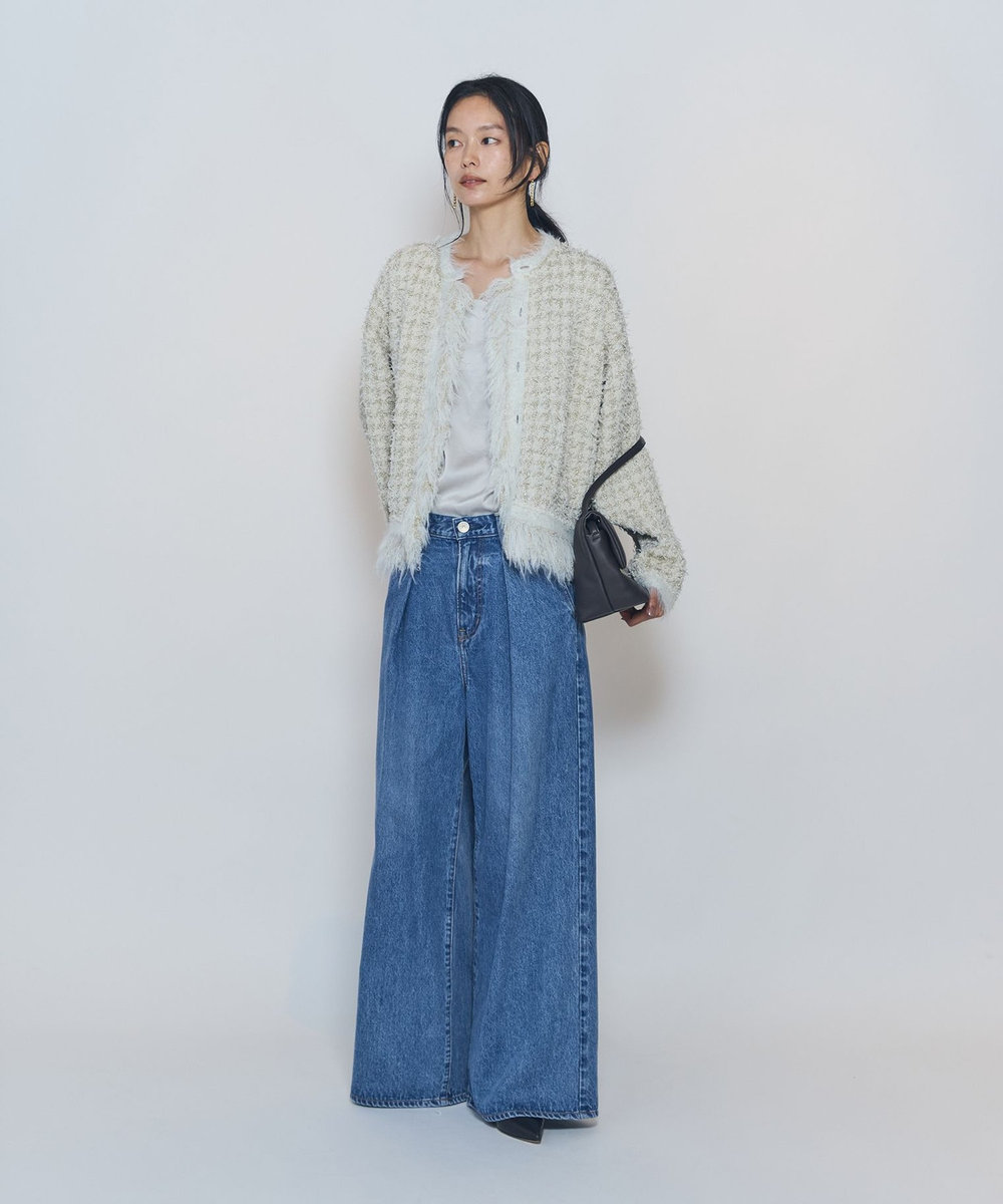 1er Arrondissement ＜NEEDBY heritage×1er Arrondissement＞【別注】デニムパンツ"Charlotte" インディゴブルー