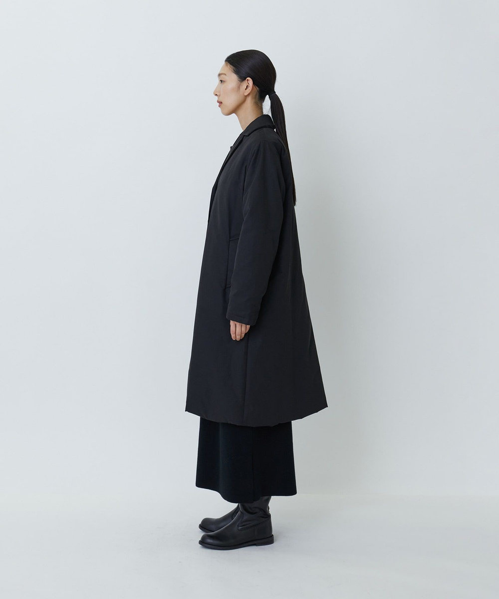 LOISIR ライトダウンチェスターコート ブラック