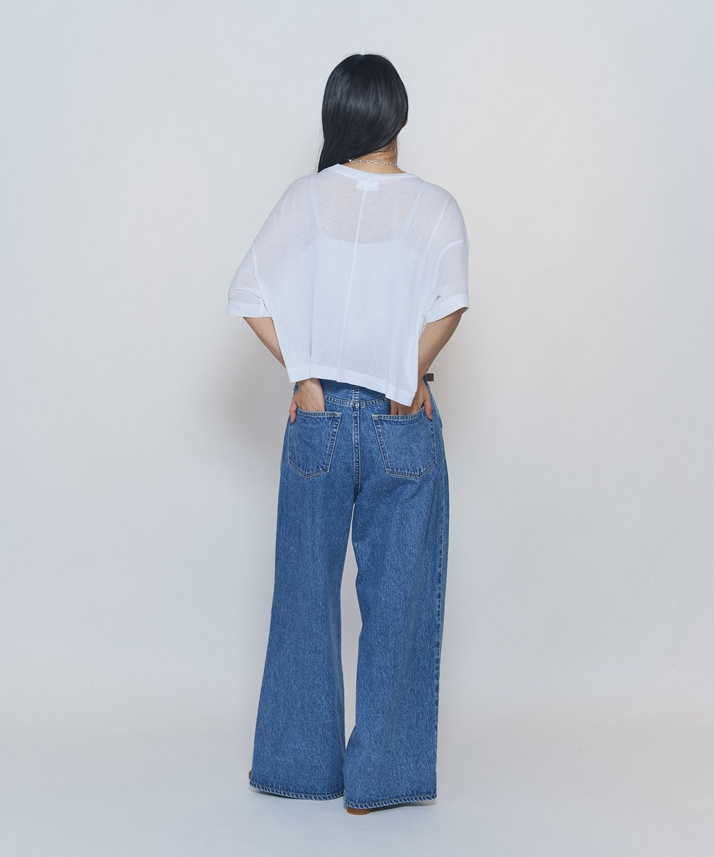 1er Arrondissement ＜NEEDBY heritage×1er Arrondissement＞【別注】デニムパンツ"Charlotte" インディゴブルー