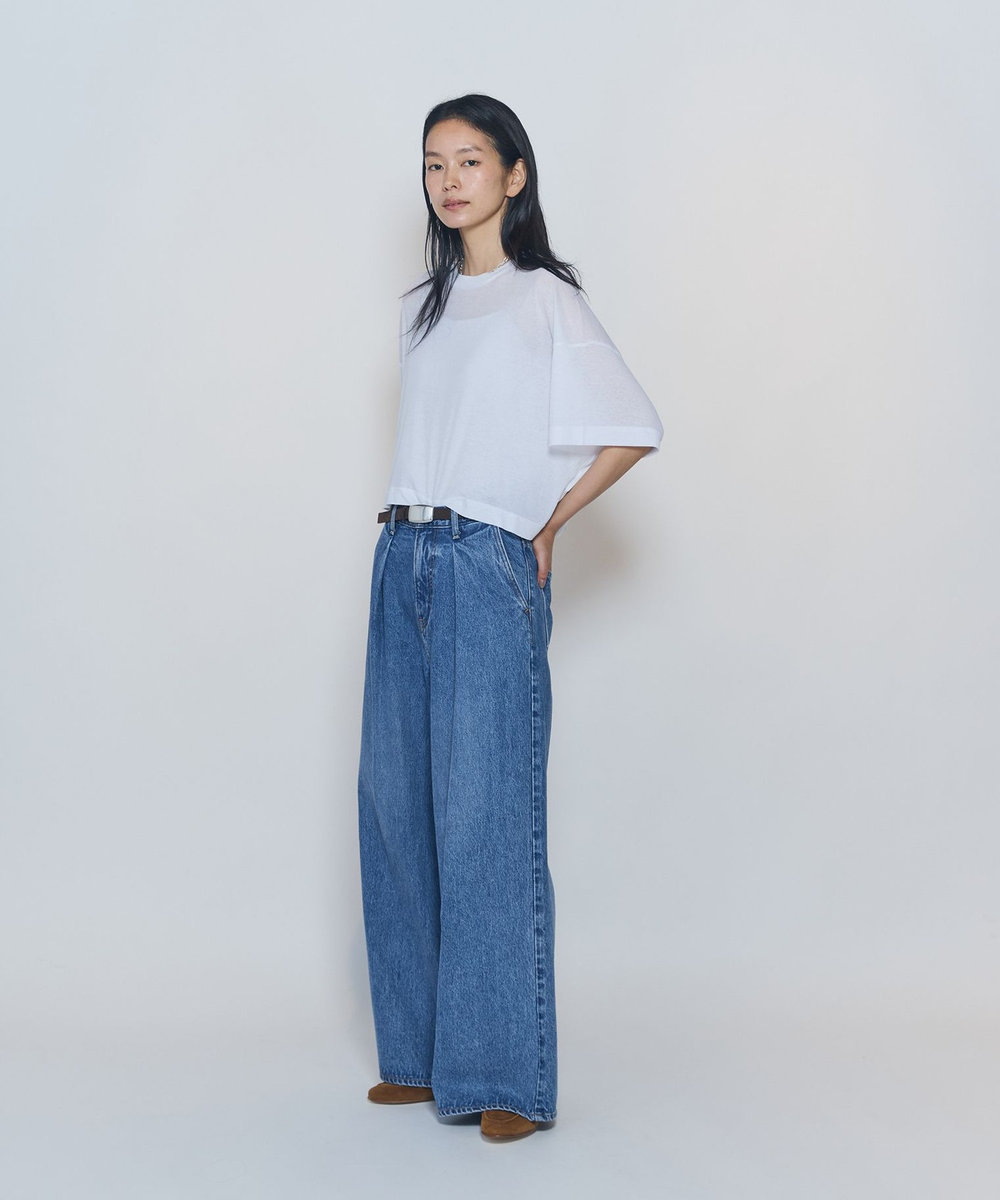 1er Arrondissement ＜NEEDBY heritage×1er Arrondissement＞【別注】デニムパンツ"Charlotte" インディゴブルー