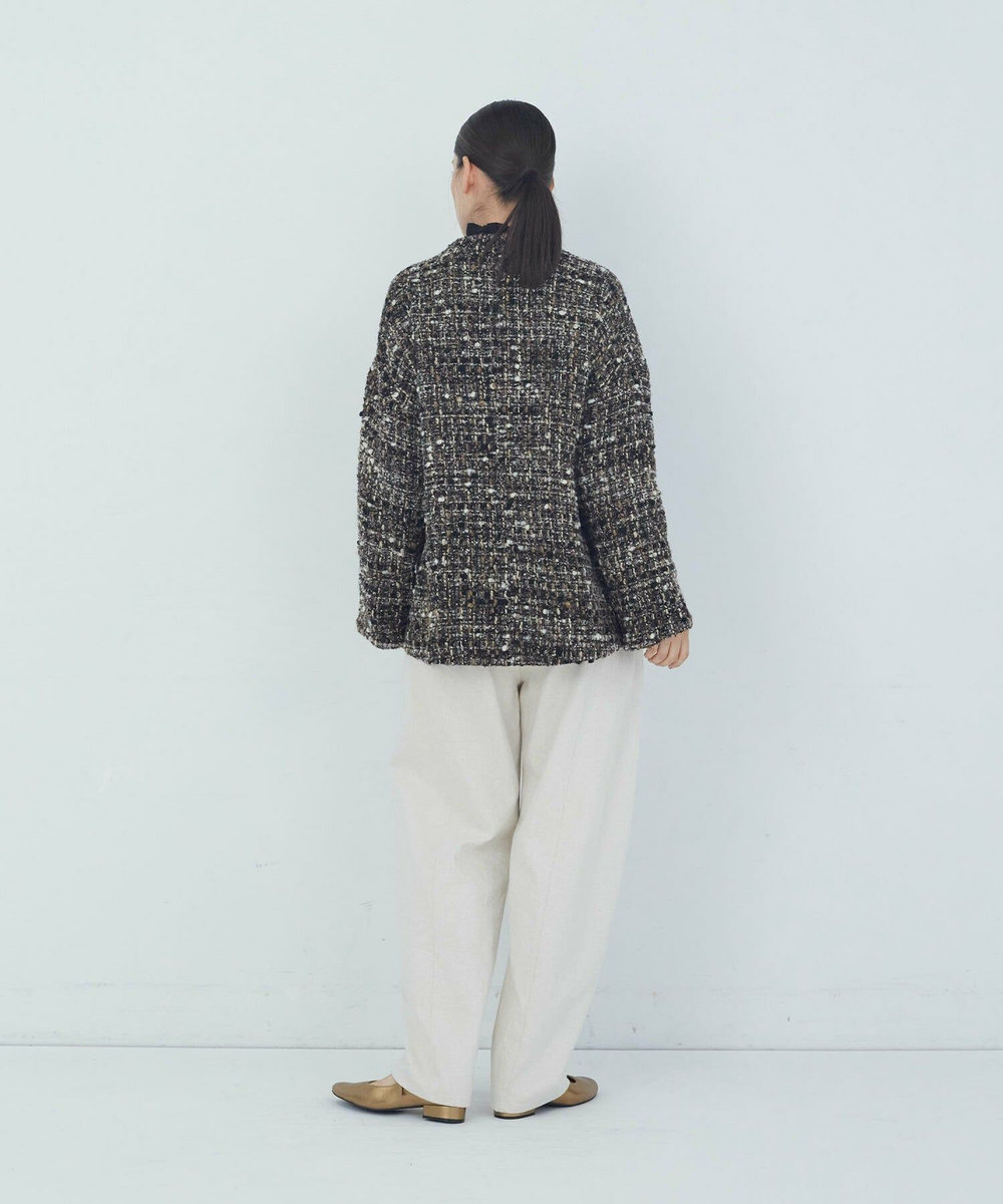 ADIEU TRISTESSE Vネックハーフコート グレー系その他