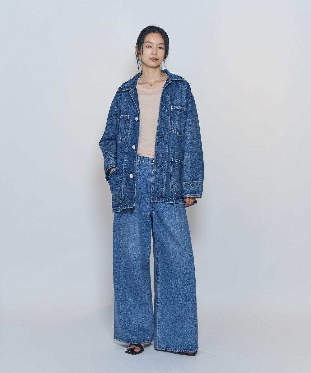 1er Arrondissement ＜NEEDBY heritage×1er Arrondissement＞【別注】デニムパンツ"Charlotte" インディゴブルー